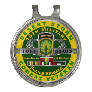16th Military Police Brigade Desert Storm Veteran Golf Hat Clip