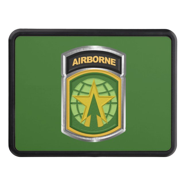 16th MP Brigade Airborne Customized Patch Hitch Cover (Front)