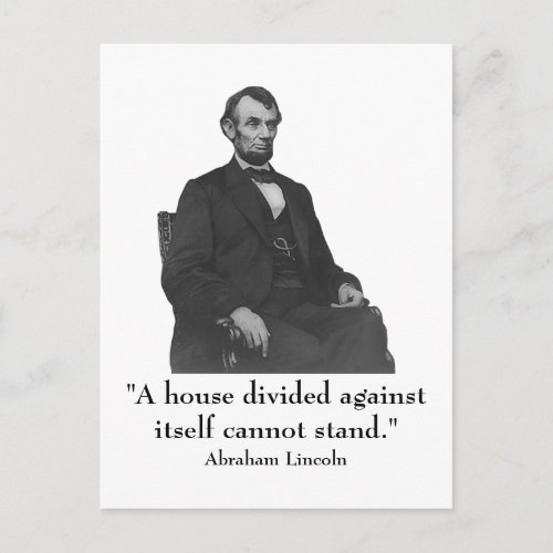 16th President Abraham Lincoln Postcard