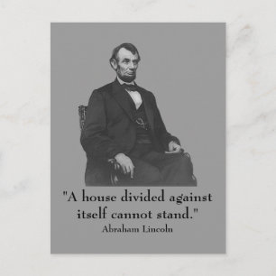 16th President Abraham Lincoln Postcard