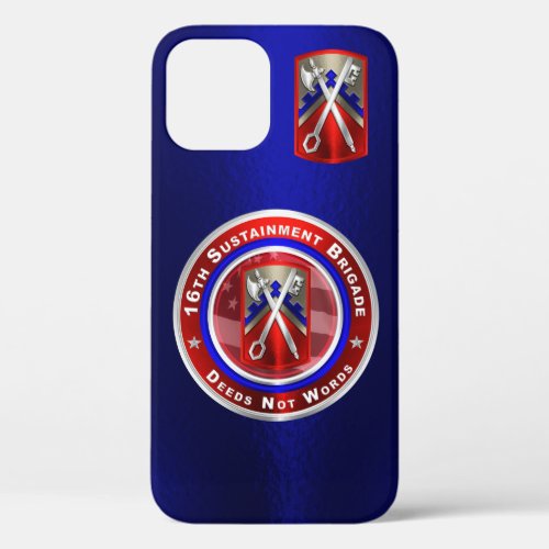 16th Sustainment Brigade Customized iPhone 12 Case