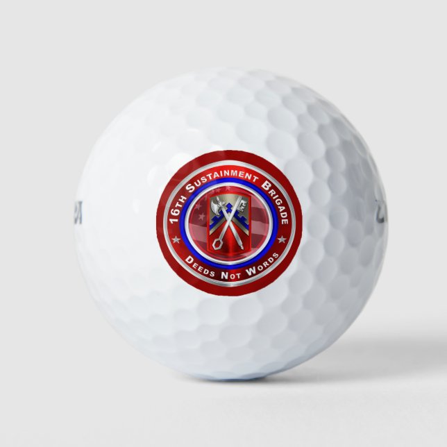 16th Sustainment Brigade Golf Balls (Front)