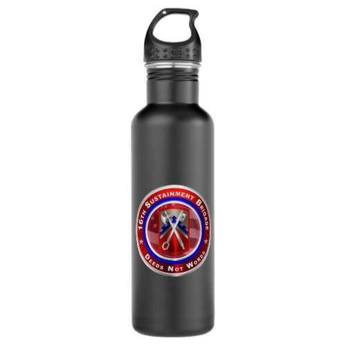 16th Sustainment Brigade Stainless Steel Water Bottle