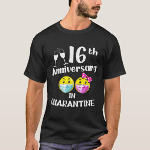 16Th Wedding Anniversary Gift Best Wife, Husband S T-Shirt