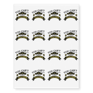 16th Wedding Anniversary or 16th Birthday Gift Temporary Tattoos