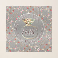 16th Wedding Anniversary Wax, Statice, & Peridot S