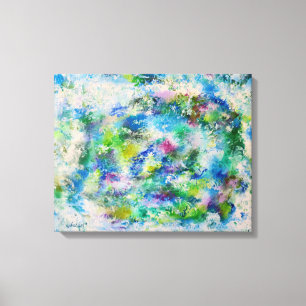 16x20 Abstract Art Meadow Canvas Print