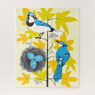 16x20 Blue Jays Puzzle for Colorblind People