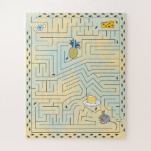 16x20 Maze Puzzle for Colorblind Kids