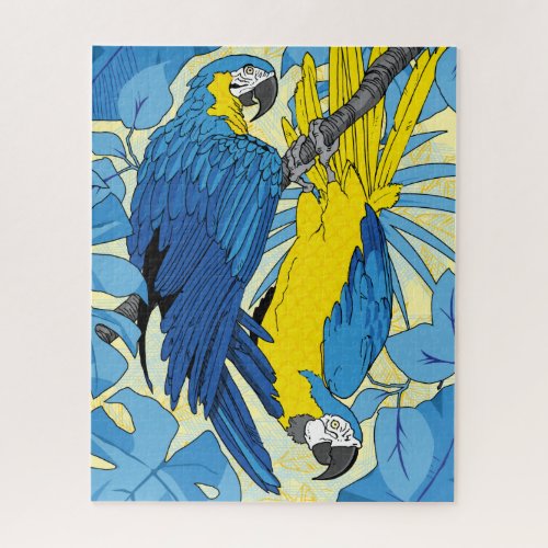 16x20 Parrot Puzzle for Colorblind People