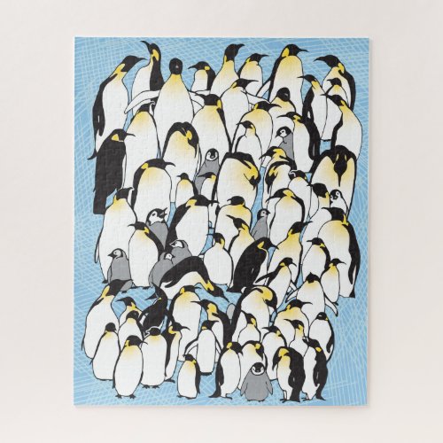 16x20 Penguin Puzzle for Colorblind People