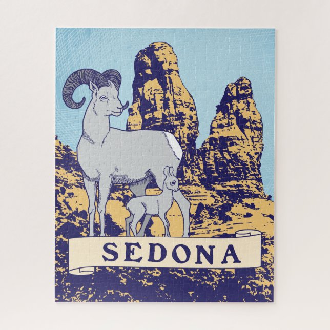 16x20 Sedona Puzzle for Colorblind People (Vertical)