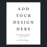 16x20" Vertical/Portrait Poster Sign<br><div class="desc">16x20" Vertical/Portrait Poster Sign</div>