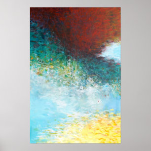 16x24 Triptych Part 1 Abstract Painting Art Print
