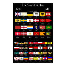 1700 AD Flags of the World