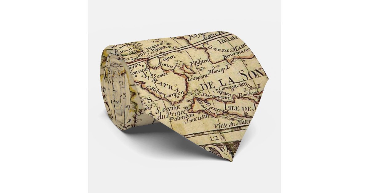 1700 AD OLD WORLD MAP Tie Collection | Zazzle