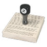 1700 Characters! Your Text Custom Rubber Stamp