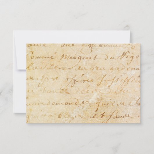1700s Vintage French Antique Script Background (Front)