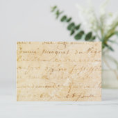 1700s Vintage French Antique Script Background (Standing Front)