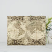 1708 World Map by Jean Baptiste Nolin (Standing Front)
