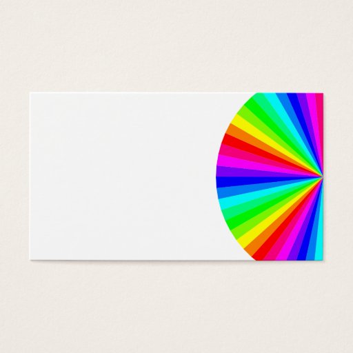 Customizable 1709-12-color-60gon-vector RAINBOW SWIRLS COLOR GR Business Cards