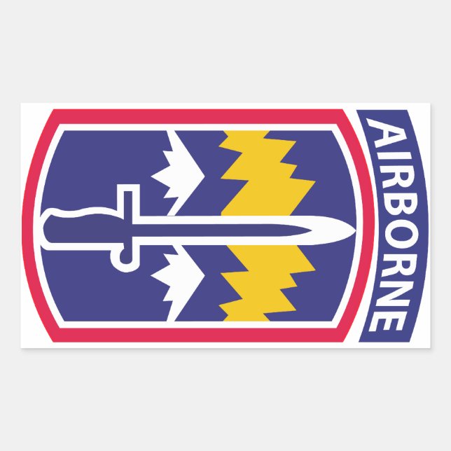 171st Infantry Brigade - Airborne Rectangular Sticker (Front)
