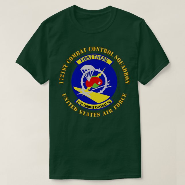 1721st Combat Control Squadron SSI X T-Shirt (Design Front)