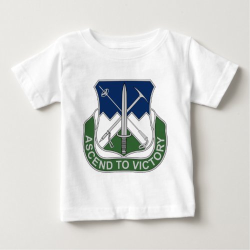 172nd Infantry Regiment _ Ascend To Victory Baby T_Shirt