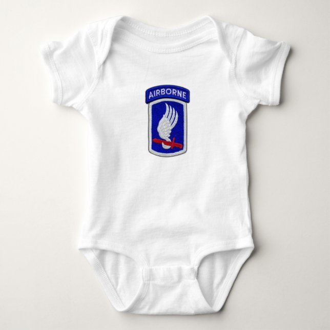 173rd ABN Airborne Brigade Patch Toddler T-Shirt Baby Bodysuit (Front)
