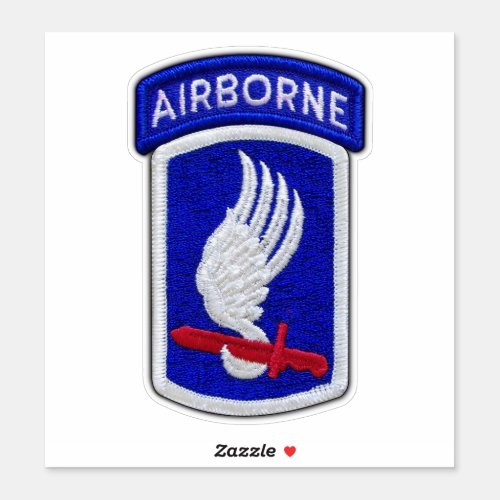 173rd ABN Airborne Brigade Sky Soldiers Contour Sticker