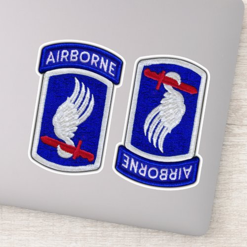 173rd ABN Airborne Brigade Sky Soldiers Contour Sticker
