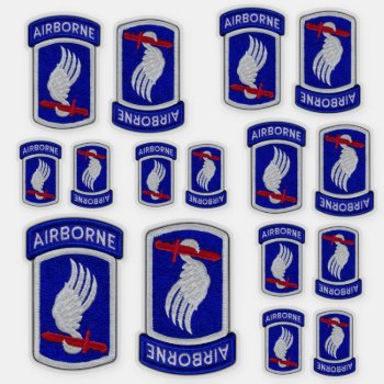 173rd Abn Airborne Brigade Sky Soldiers Contour Sticker by willeboy at Zazzle