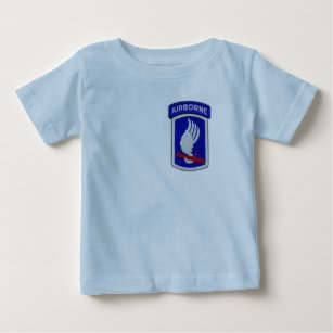 173rd ABN Airborne Brigade Sky Soldiers Patch Baby T-Shirt