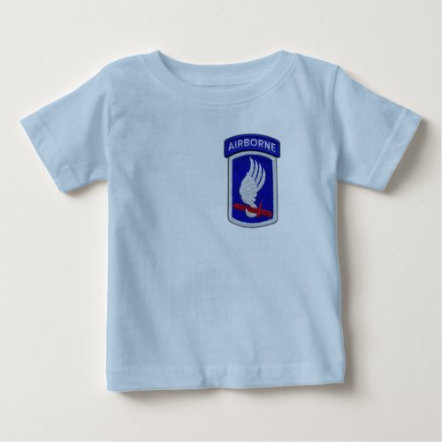 173rd ABN Airborne Brigade Sky Soldiers Patch Baby T_Shirt