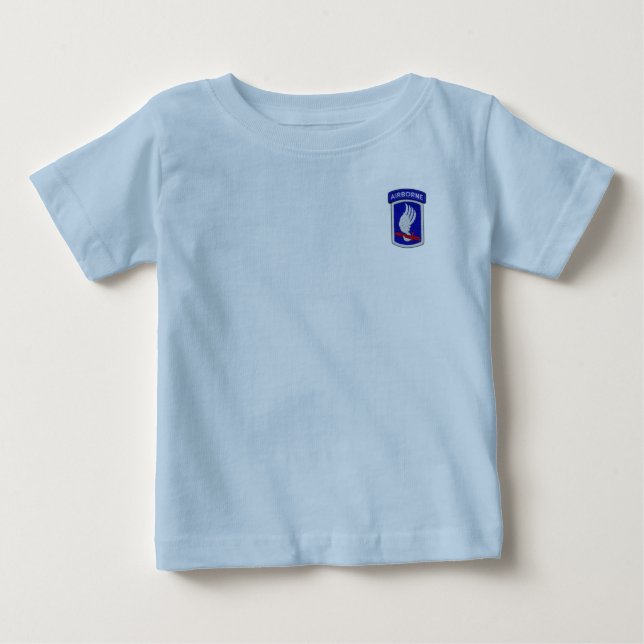 173rd ABN Airborne Brigade Sky Soldiers Patch Baby T-Shirt (Front)