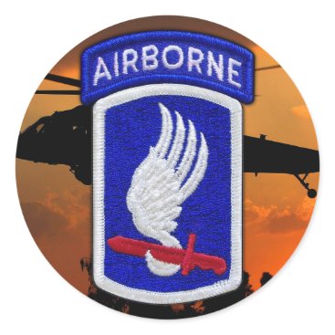 173rd ABN airborne brigade vietnam veterans vets Classic Round Sticker 173rd ABN airborne brigade vietnam veterans vets Classic Round Sticker