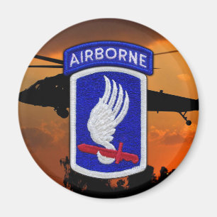 173rd ABN BDE Airborne Brigade Sky Soldiers Vets Magnet