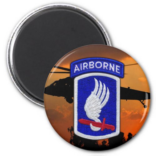 173rd ABN BDE Airborne Brigade Sky Soldiers Vets Magnet