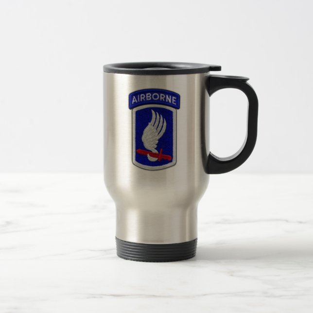 173rd ABN BDE Airborne Brigade Sky Soldiers Vets Travel Mug (Right)