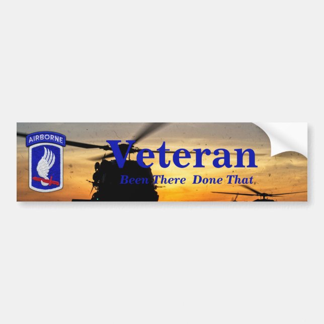 173rd ABN BDE Airborne sky soldiers veterans vets Bumper Sticker (Front)