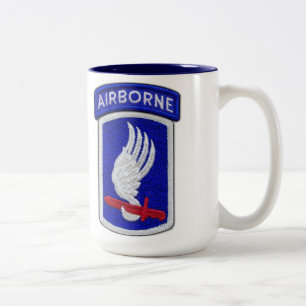 173rd ABN BDE airborne veterans vets Two-Tone Coffee Mug