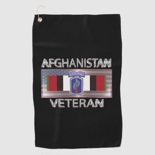 173rd Airborne Brigade Afghanistan Veteran Golf Towel
