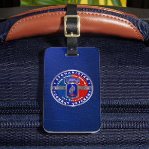 173rd Airborne Brigade Aghanistan Veteran Luggage Tag