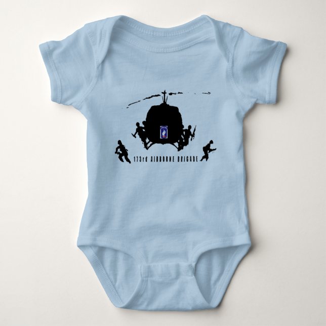 173rd AIRBORNE BRIGADE Baby Bodysuit (Front)
