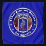 173rd Airborne Brigade Bandana<br><div class="desc">Recognize the service of your favorite 173rd Airborne Brigade Combat Team (ABCT) Active-duty Soldier or Veteran with this uniquely designed specifically designed for your Favorite Airborne Soldier! This unique 173rd Airborne Brigade Bandana would be a wonderful gift for that Special Paratrooper! The 173rd Airborne Brigade Combat Team is the Army’s...</div>