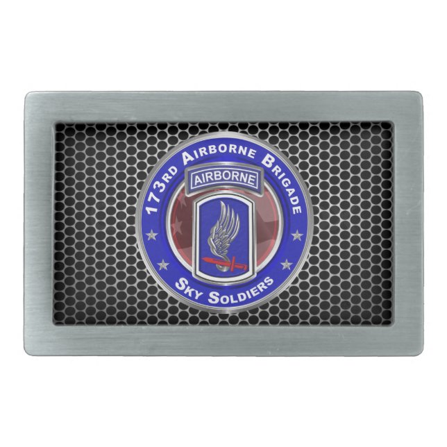 173rd Airborne Brigade  Belt Buckle (Front)
