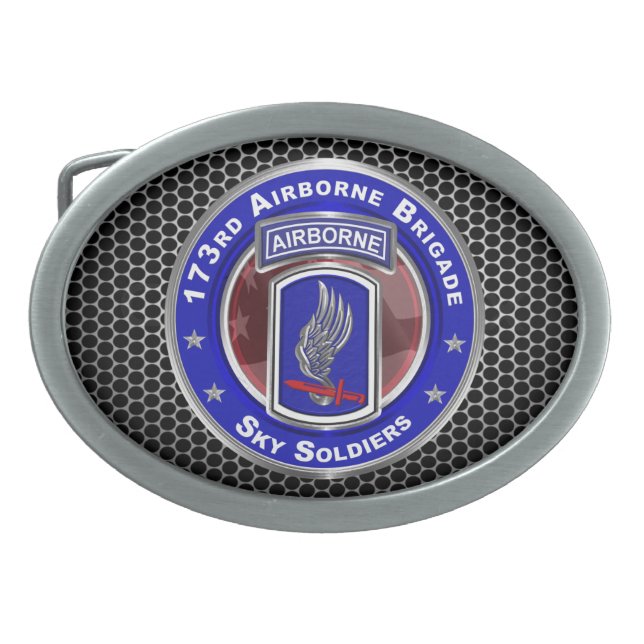 173rd Airborne Brigade  Belt Buckle (Front)