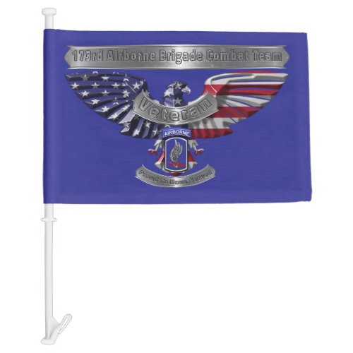 173rd Airborne Brigade Car Flag