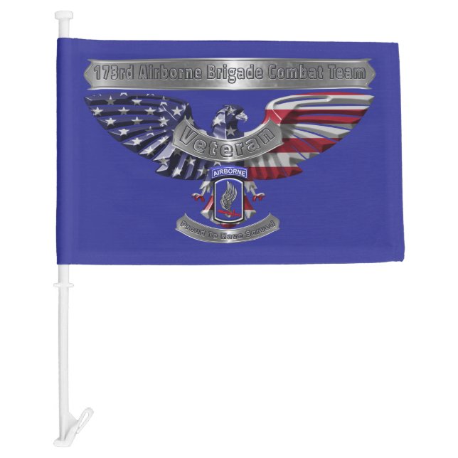 173rd Airborne Brigade Car Flag (Front)