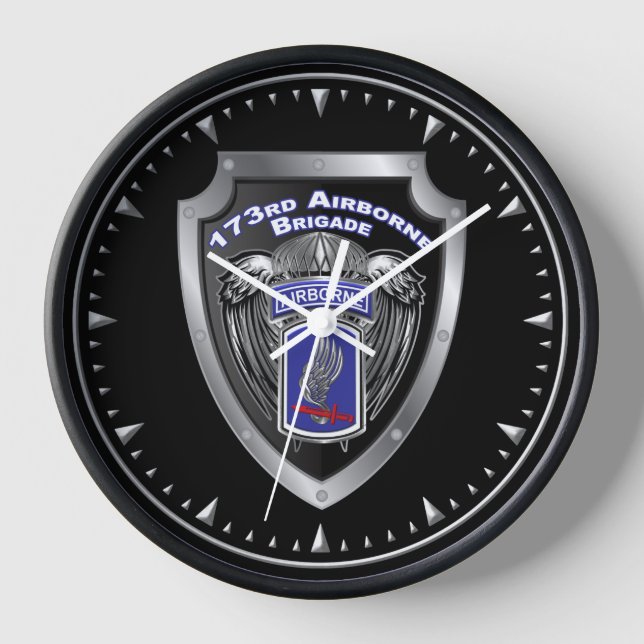 173rd Airborne Brigade  Clock (Front)